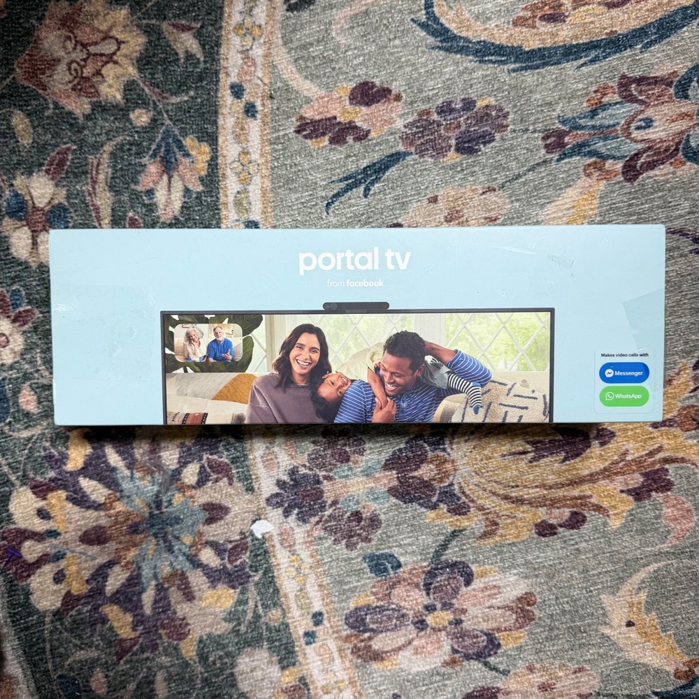 Facebook Portal TV Smart Video Calling Alexa Built-in Black LW94NS 899-00081-02